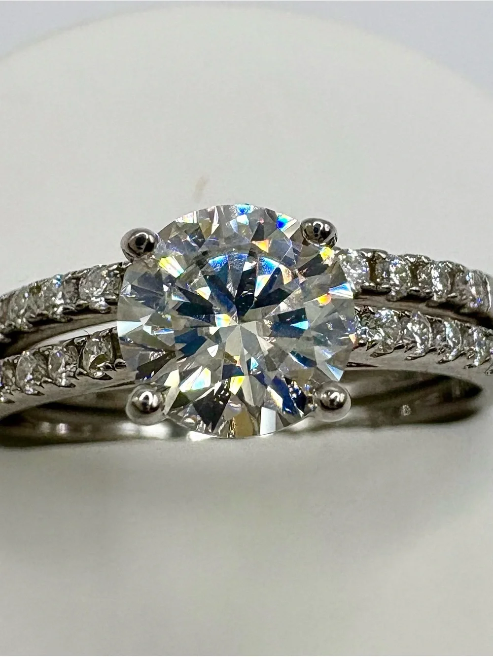 ✨ 1.41CTW Moissanite 2-Ring Set | 925 Sterling Silver | Size 8